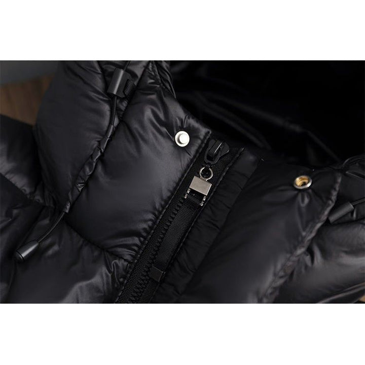 Wasserdichte Damen-Daunenjacke in elegantem Design, warm und komfortabel, ideal für Winterwetter.