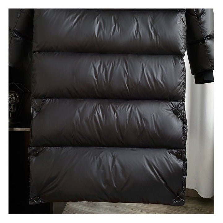 Wasserdichte Damen-Daunenjacke in elegantem Design, warm und komfortabel, ideal für Winterwetter.