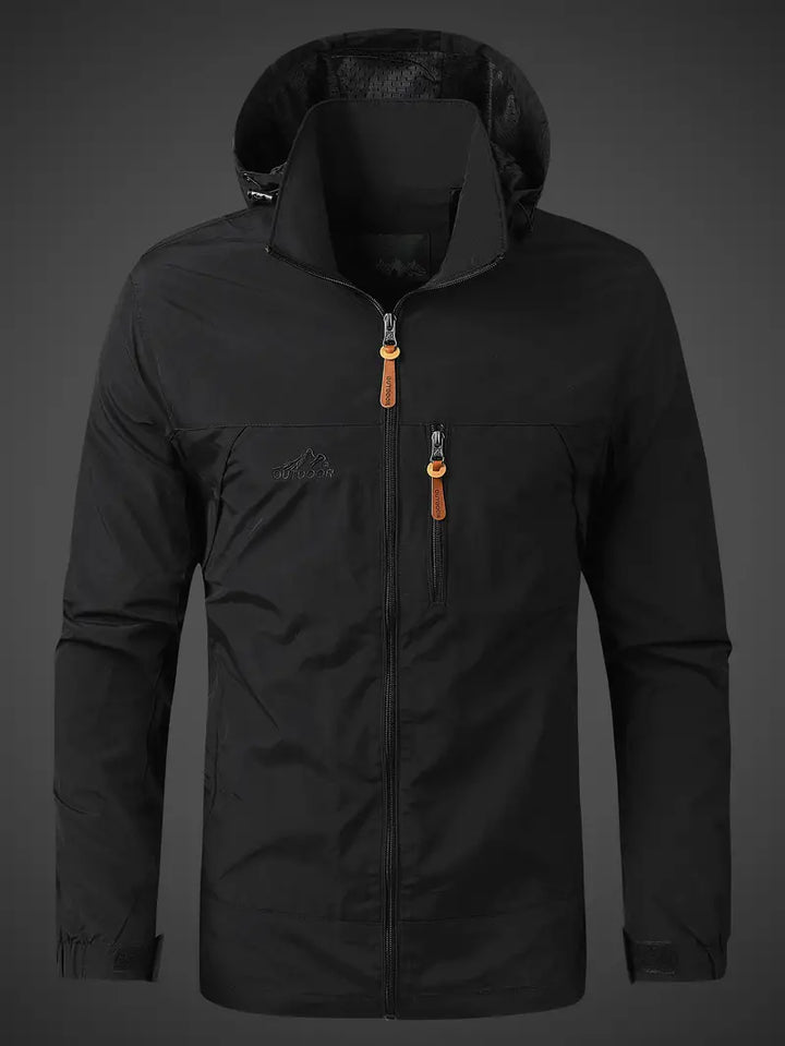 Wasserdichte Herren Outdoor Jacke, winddicht, robust, vielseitig, ideal für Abenteuer bei jedem Wetter, modisch und funktiona