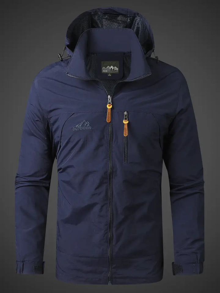 Wasserdichte Herren Outdoor Jacke, winddicht, robust, vielseitig, ideal für Abenteuer bei jedem Wetter, modisch und funktiona
