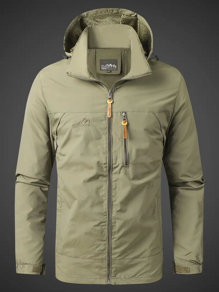 Wasserdichte Herren Outdoor Jacke, winddicht, robust, vielseitig, ideal für Abenteuer bei jedem Wetter, modisch und funktiona