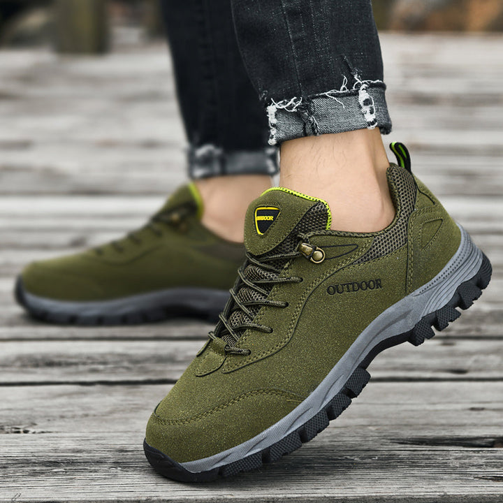 Wasserdichte Herren Wanderschuhe mit ergonomischer Sohle, robustem Design und griffiger Außensohle, ideal für Outdoor-Abenteu