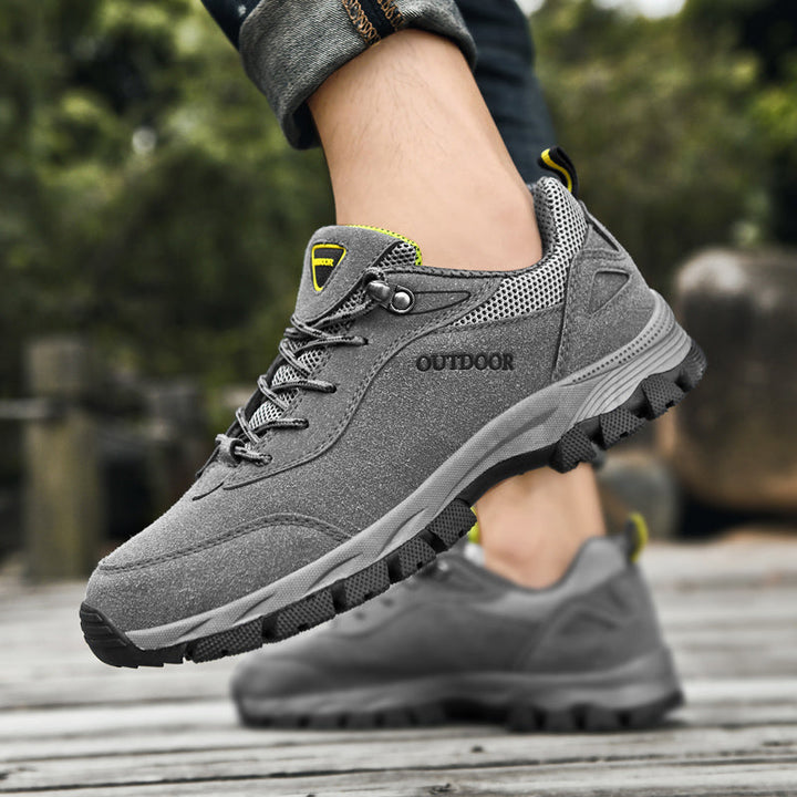 Wasserdichte Herren Wanderschuhe mit ergonomischer Sohle, robustem Design und griffiger Außensohle, ideal für Outdoor-Abenteu