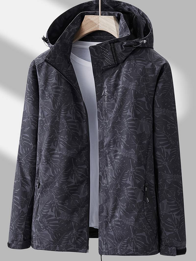 Wasserdichte, winddichte Damenjacke in Schwarz; leicht, atmungsaktiv, für Outdoor-Abenteuer geeignet.