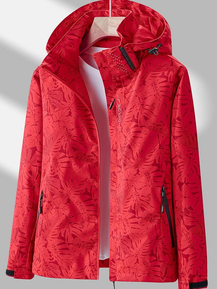 Wasserdichte, winddichte Damenjacke in Schwarz; leicht, atmungsaktiv, für Outdoor-Abenteuer geeignet.