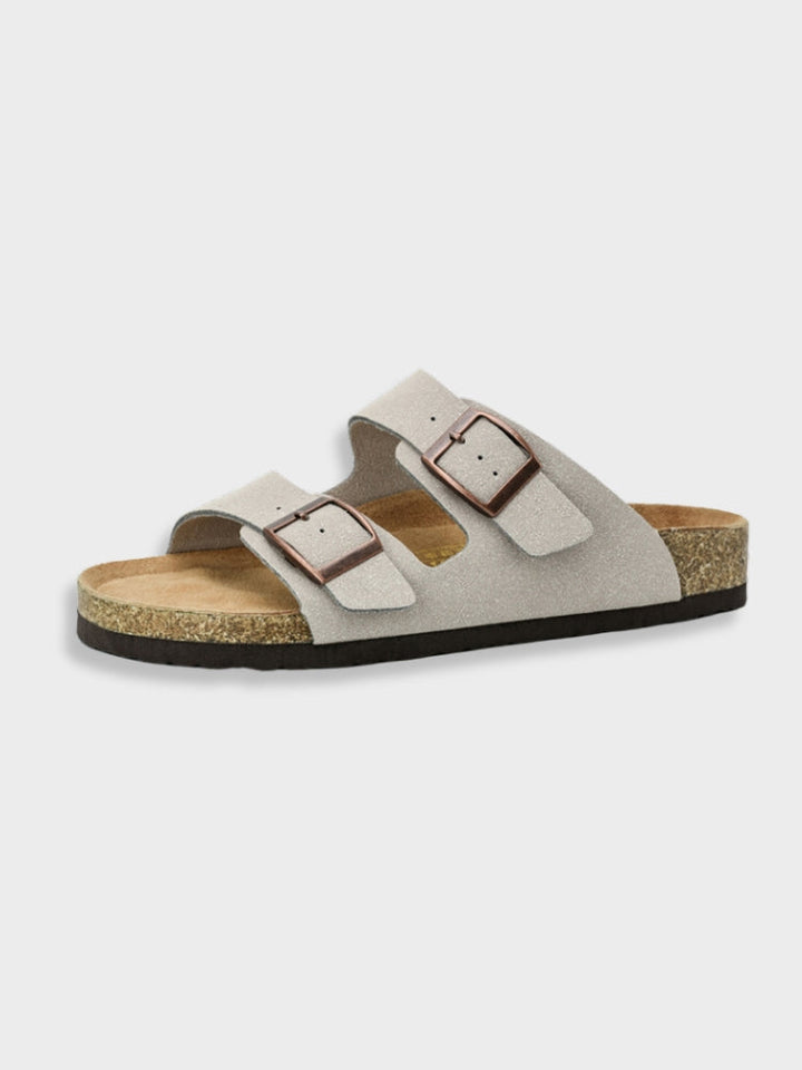 "Weiße Arizona Sandalen, zeitloses Design, vielseitig, moderner Stil, täglicher Komfort, elegante Herrenschuhe"