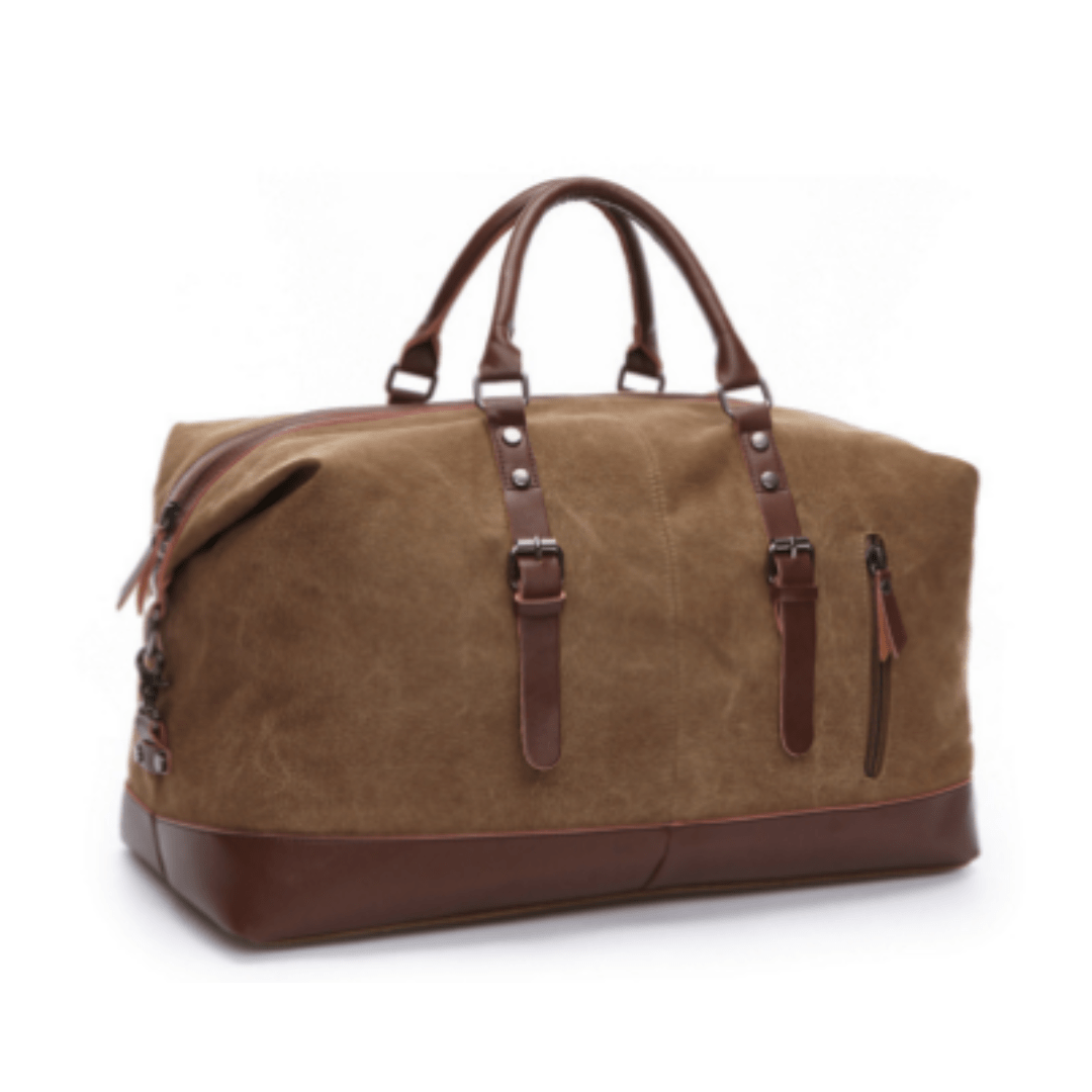 "Womens Reisetasche in Armeegrün, robust und geräumig, ideale Größe 54x33x24cm, mit Tragegriffen und Schulterriemen."
