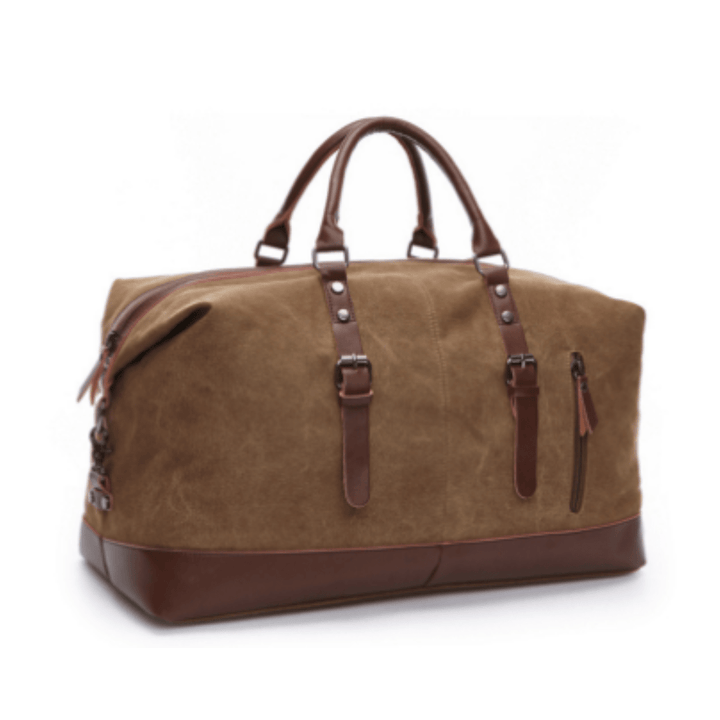 "Womens Reisetasche in Armeegrün, robust und geräumig, ideale Größe 54x33x24cm, mit Tragegriffen und Schulterriemen."