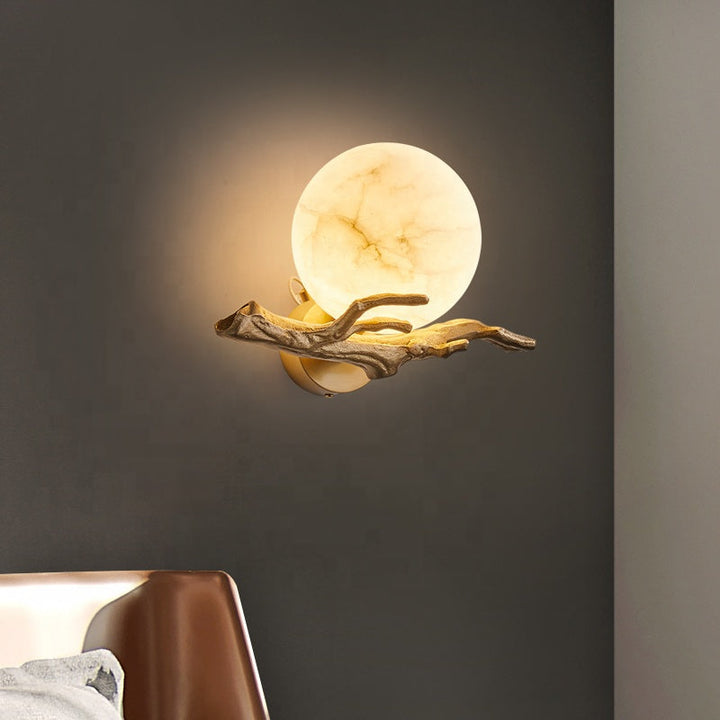 Moderne Marmor-Kupfer-Wandlampe für jedes Zimmer