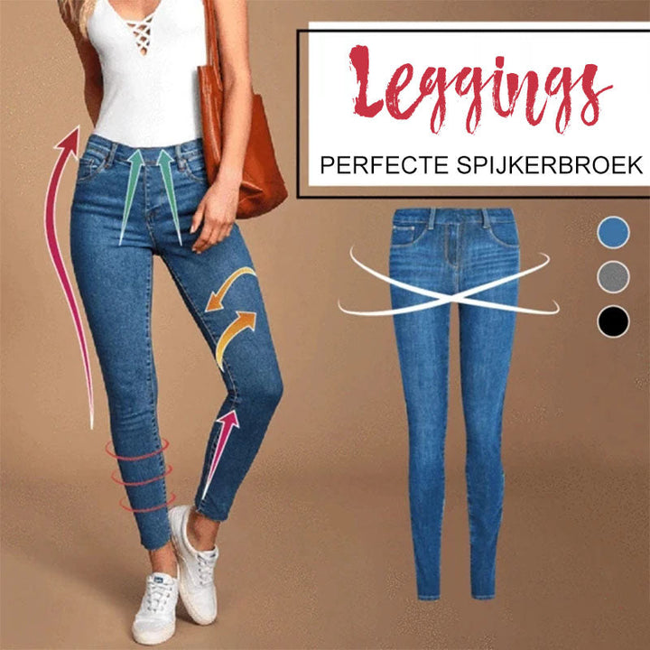 Theresa's™ Flairs Jeans Leggings mit perfekter Passform