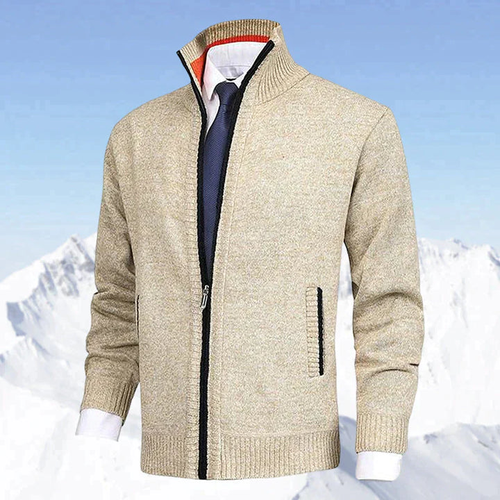 Connor - Eleganter und bequemer Cardigan mit Kragen