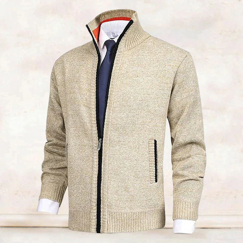 Connor - Eleganter und bequemer Cardigan mit Kragen