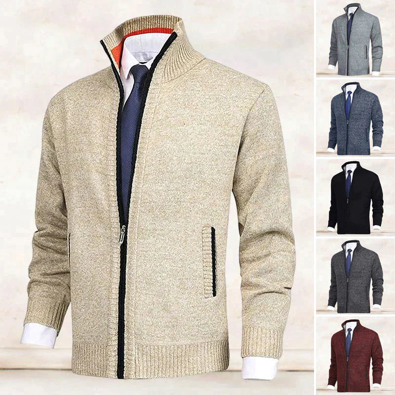 Connor - Eleganter und bequemer Cardigan mit Kragen