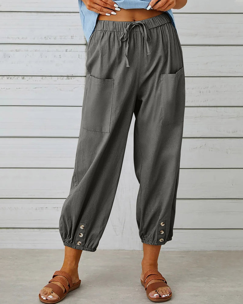 Theresa's ™ Neun-Punkt-Hose mit hoher Taille - Stilvoll und bequem