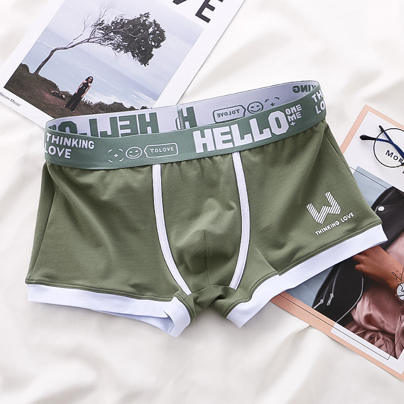 3x Tropical HELLO Boxershorts aus Baumwolle