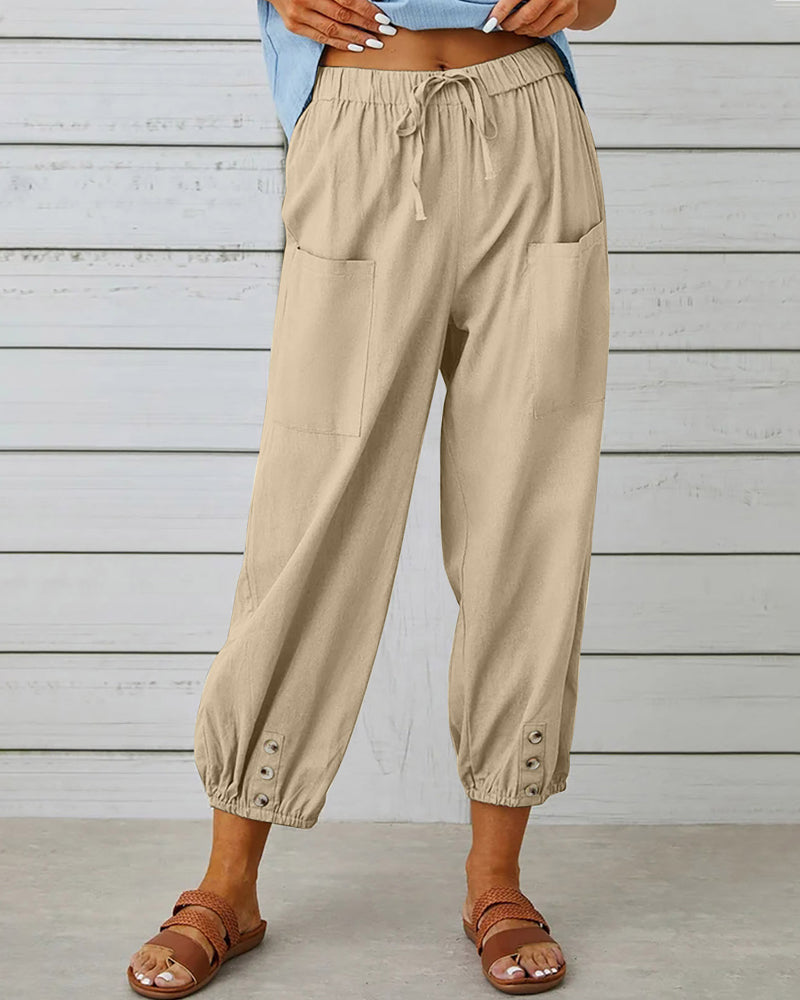 Theresa's ™ Neun-Punkt-Hose mit hoher Taille - Stilvoll und bequem