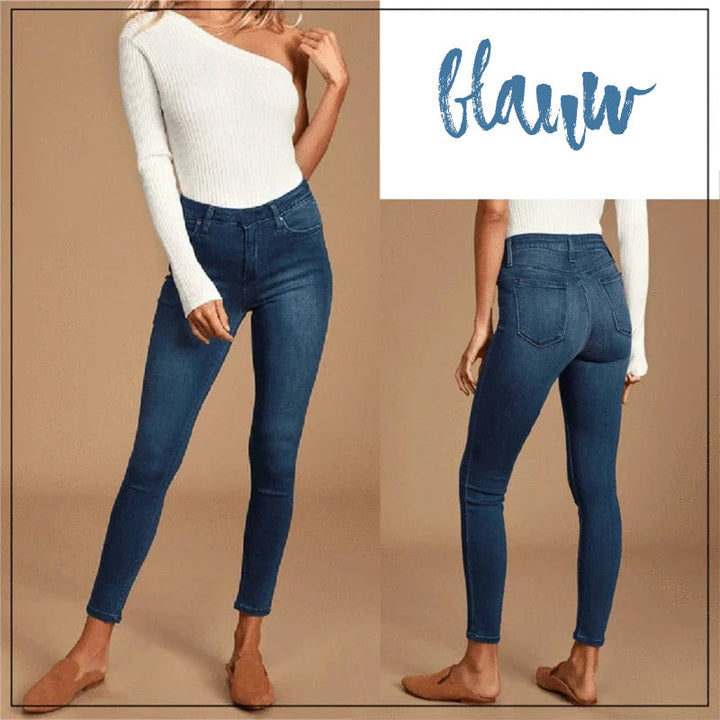 Theresa's™ Flairs Jeans Leggings mit perfekter Passform