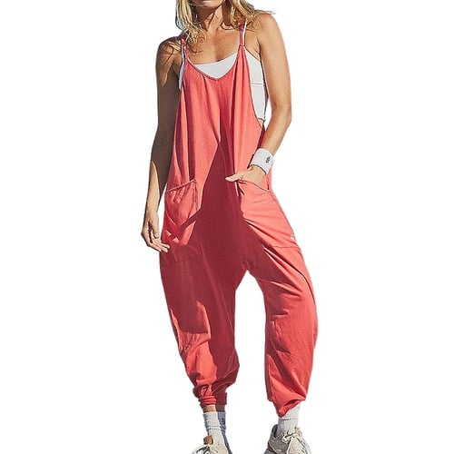 Theresa's™ Jumpsuit mit weitem Bein und Taschen – Strahlen Sie in den Sommer