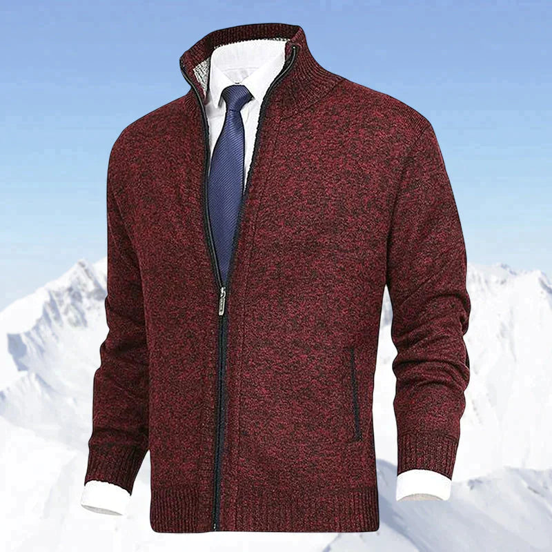 Connor - Eleganter und bequemer Cardigan mit Kragen