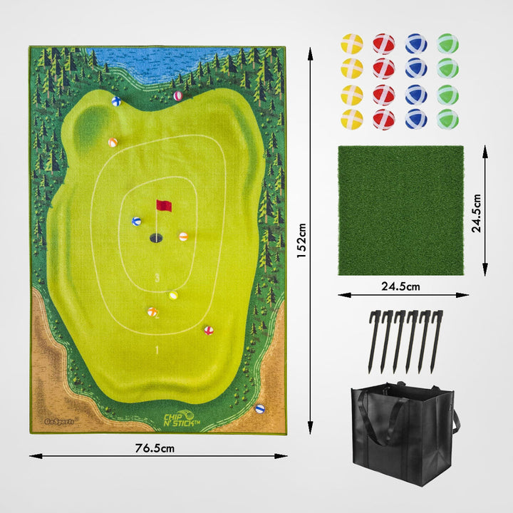 Realistische Miniatur-Golfmatte