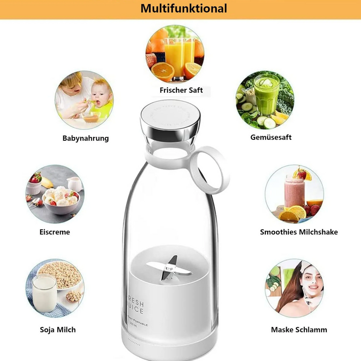 JuiceBlend™ - Genießen Sie Ihre Lieblingsshakes unterwegs, überall und jederzeit