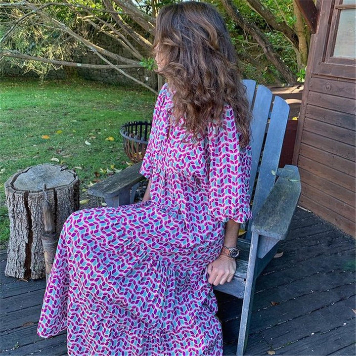 Theresa's™ Boho Maxikleid - Glänzend in den Sommer