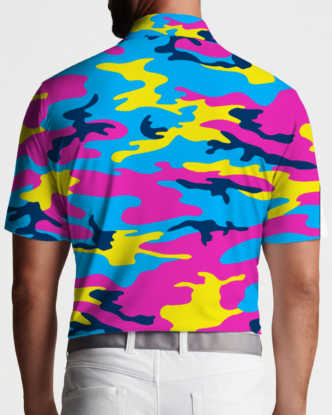 Dean's™ Neon Camo Polo – Stylisch und bequem