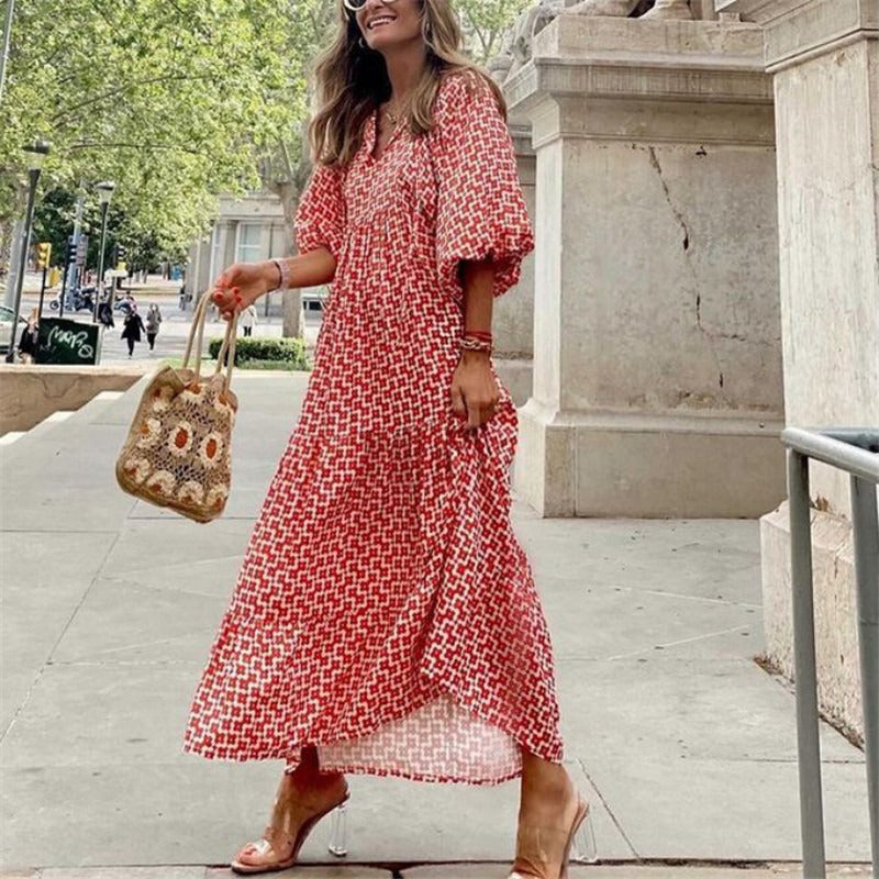 Theresa's™ Boho Maxikleid - Glänzend in den Sommer