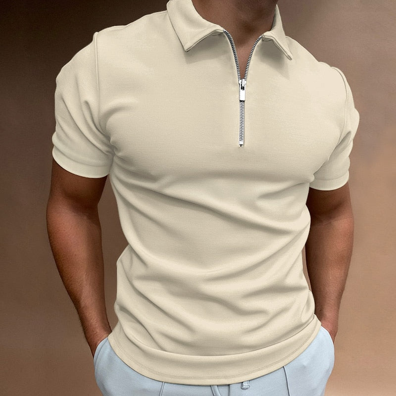 Santiago™ Poloshirt mit Reißverschluss | 50% RABATT