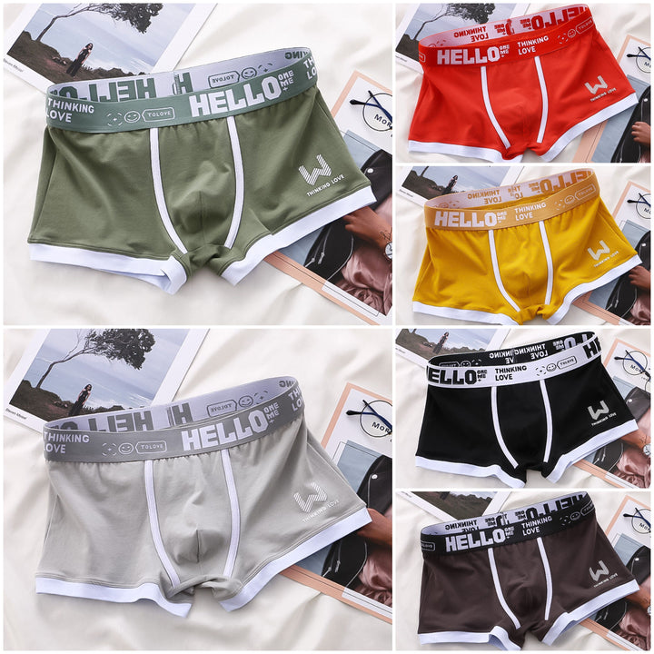 3x Tropical HELLO Boxershorts aus Baumwolle