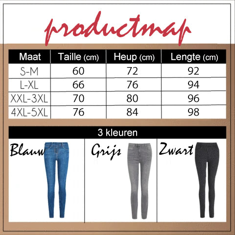 Theresa's™ Flairs Jeans Leggings mit perfekter Passform