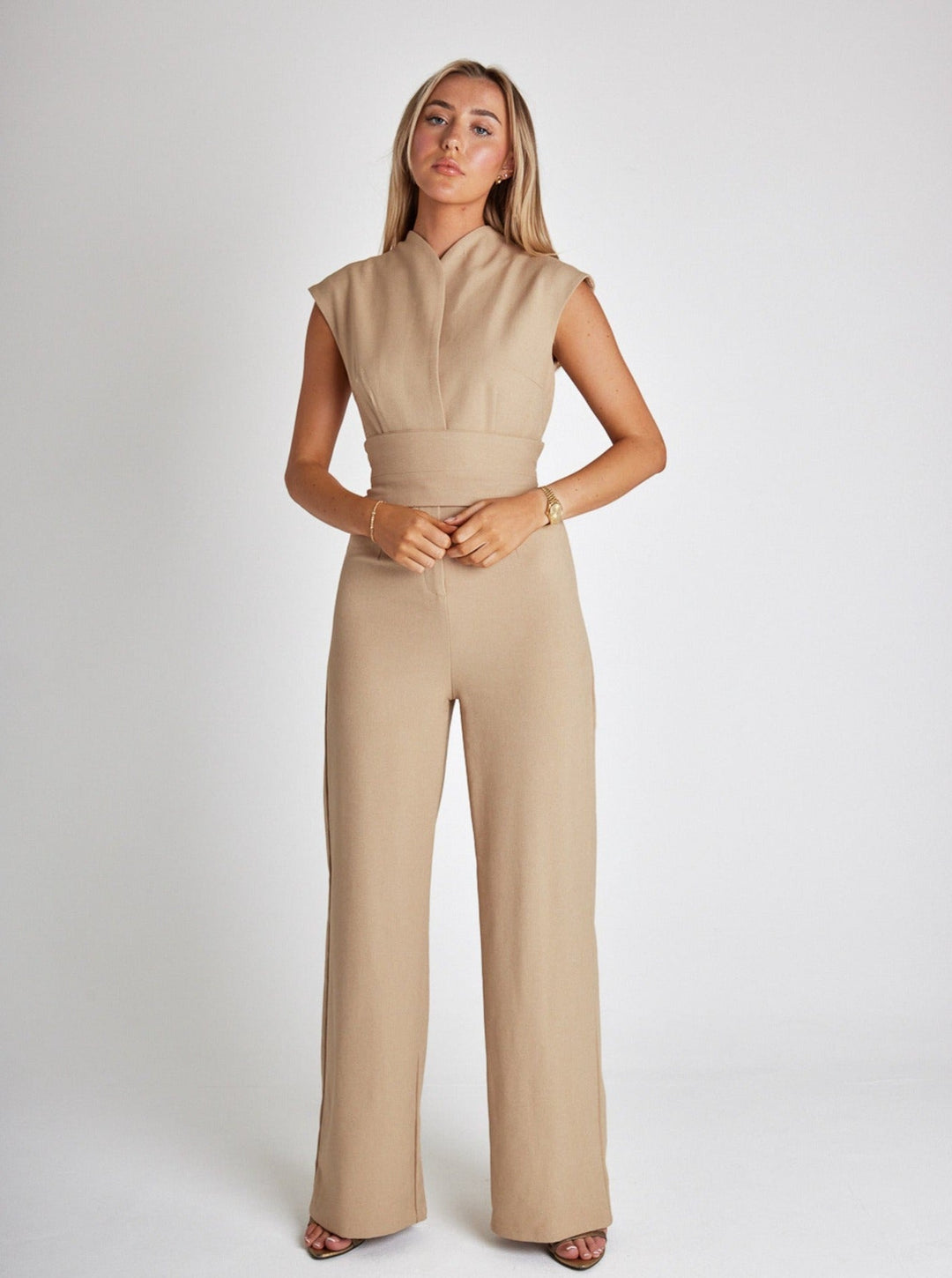 Theresa™ - Ärmelloser Damen - Overall mit weitem Bein