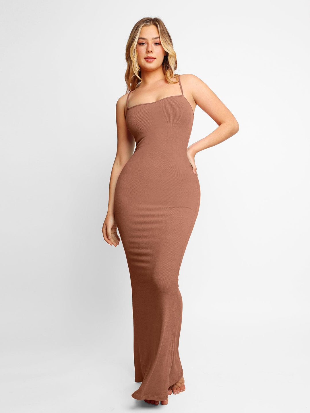 Theresa's™  Eingebauter Shapewear-Slip Maxi-Lounge-Kleid