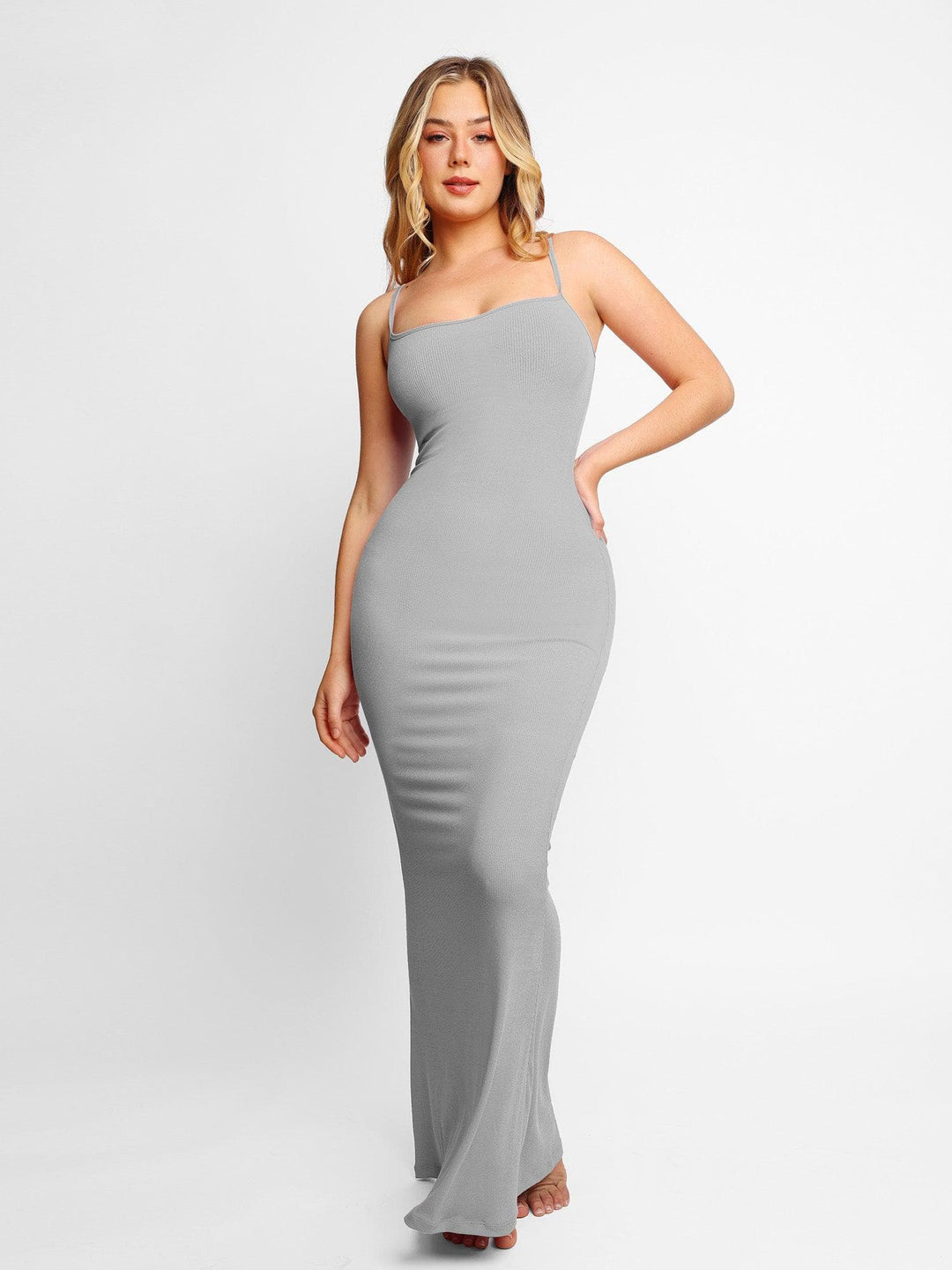 Theresa's™  Eingebauter Shapewear-Slip Maxi-Lounge-Kleid